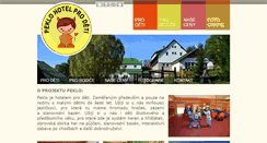 Desktop Screenshot of hotelpeklo.cz
