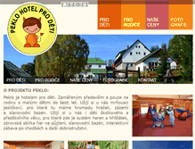 Tablet Screenshot of hotelpeklo.cz